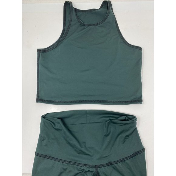 teeki Pants - Teeki Green Hot Pant Set XS